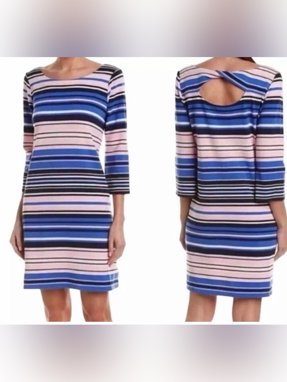 Lilly Pulitzer Bay Knit Shift Dress with Back Twist
PTP 22, L 36